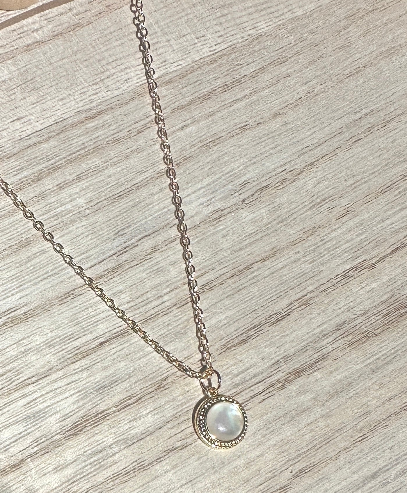 Circle Charm Necklace