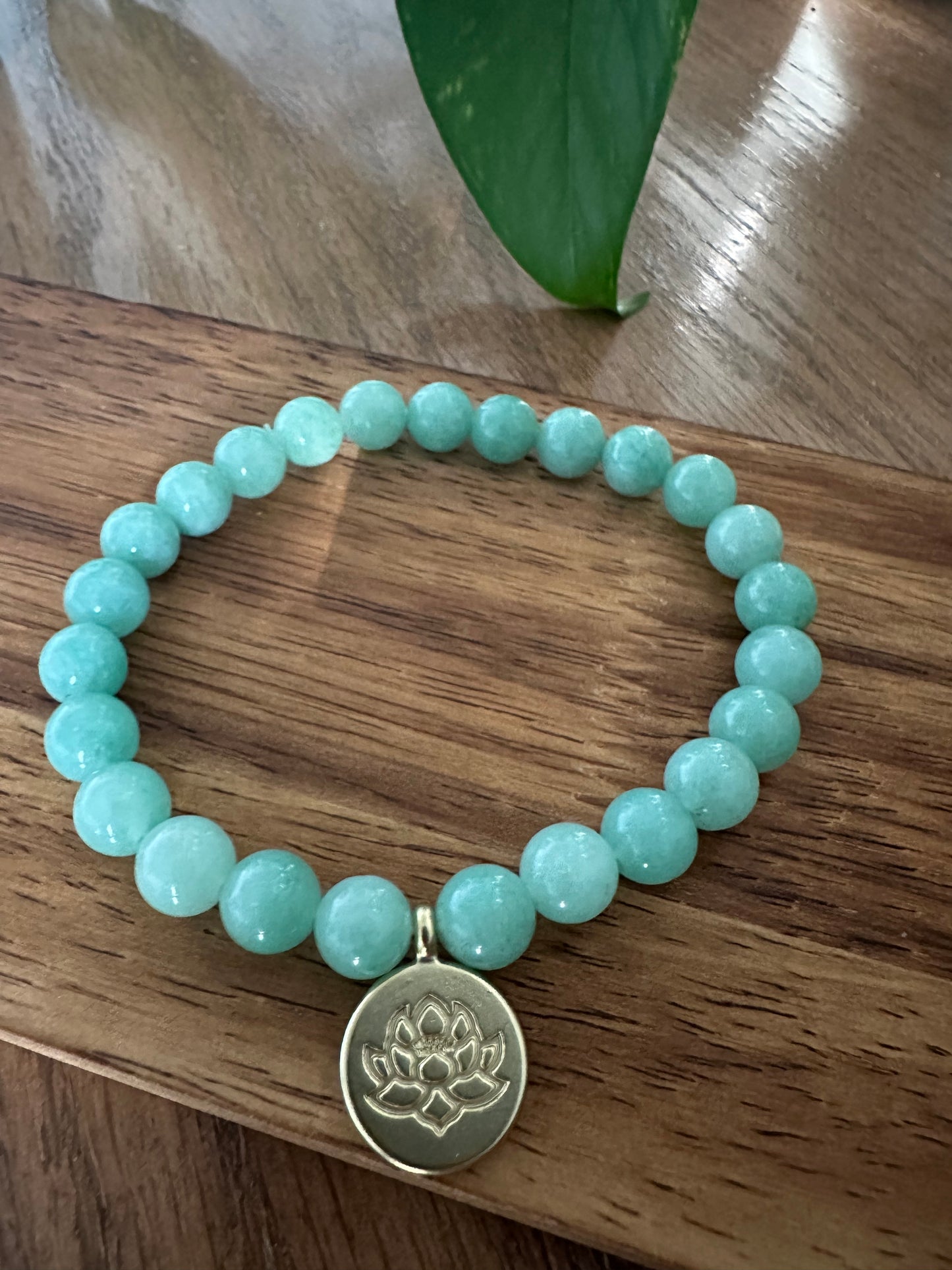 Teal Blue Agate bracelet