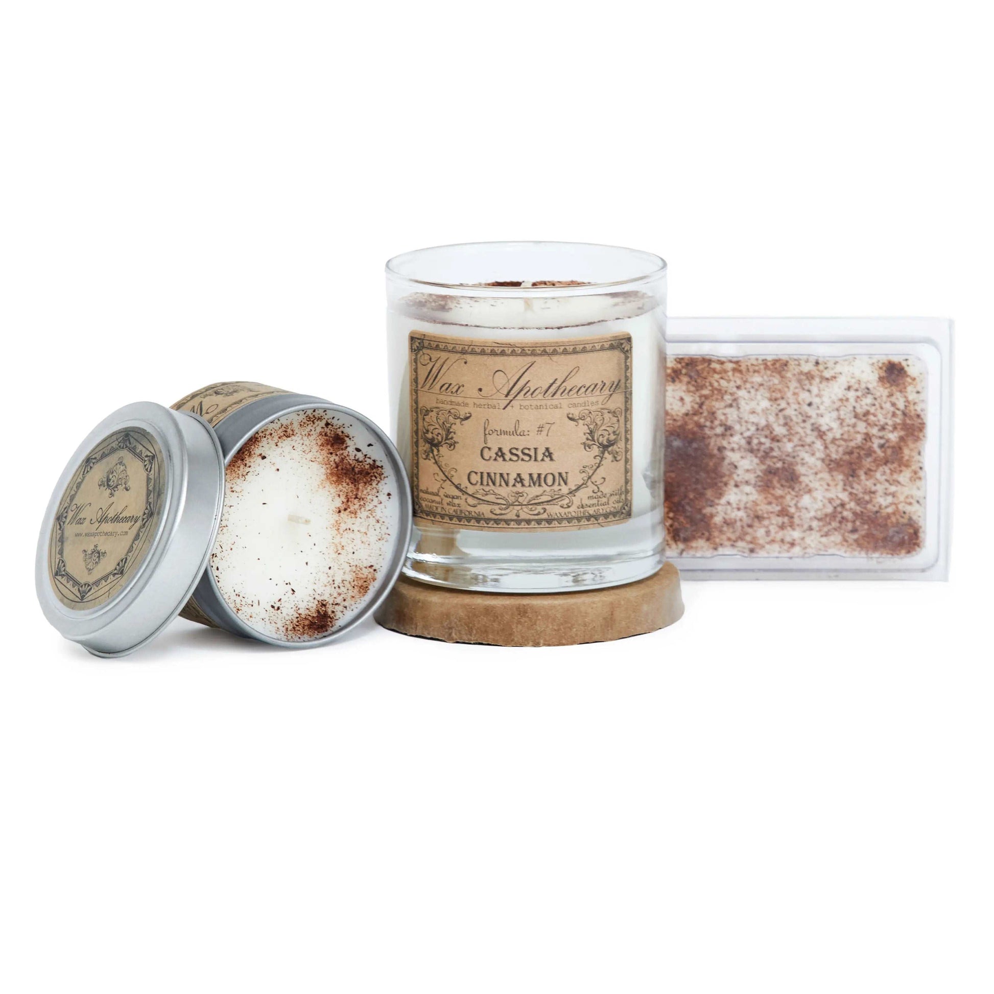 Cinnamon Botanical Tin Candle 4oz