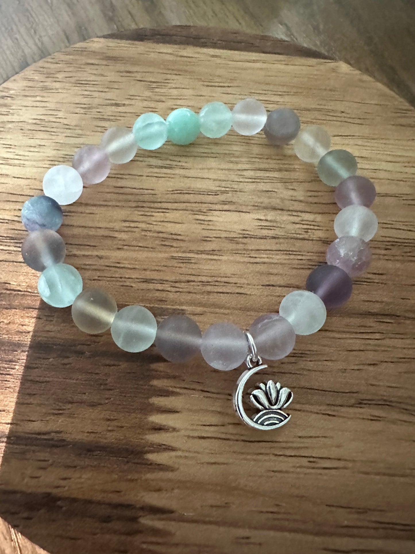 Lavender and mint bracelet