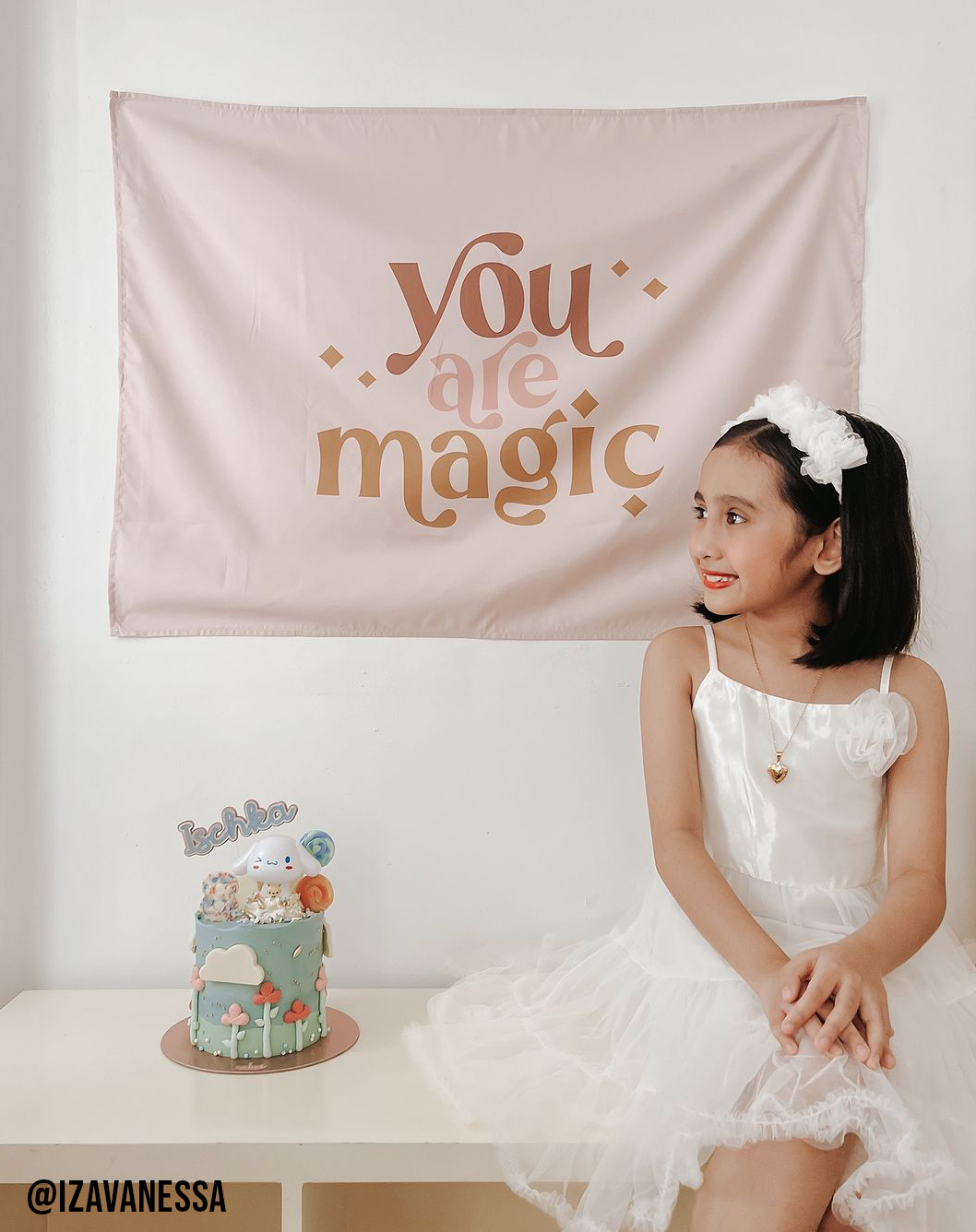 You Are Magic Banner - Girls Room Wall Hanging 36x26