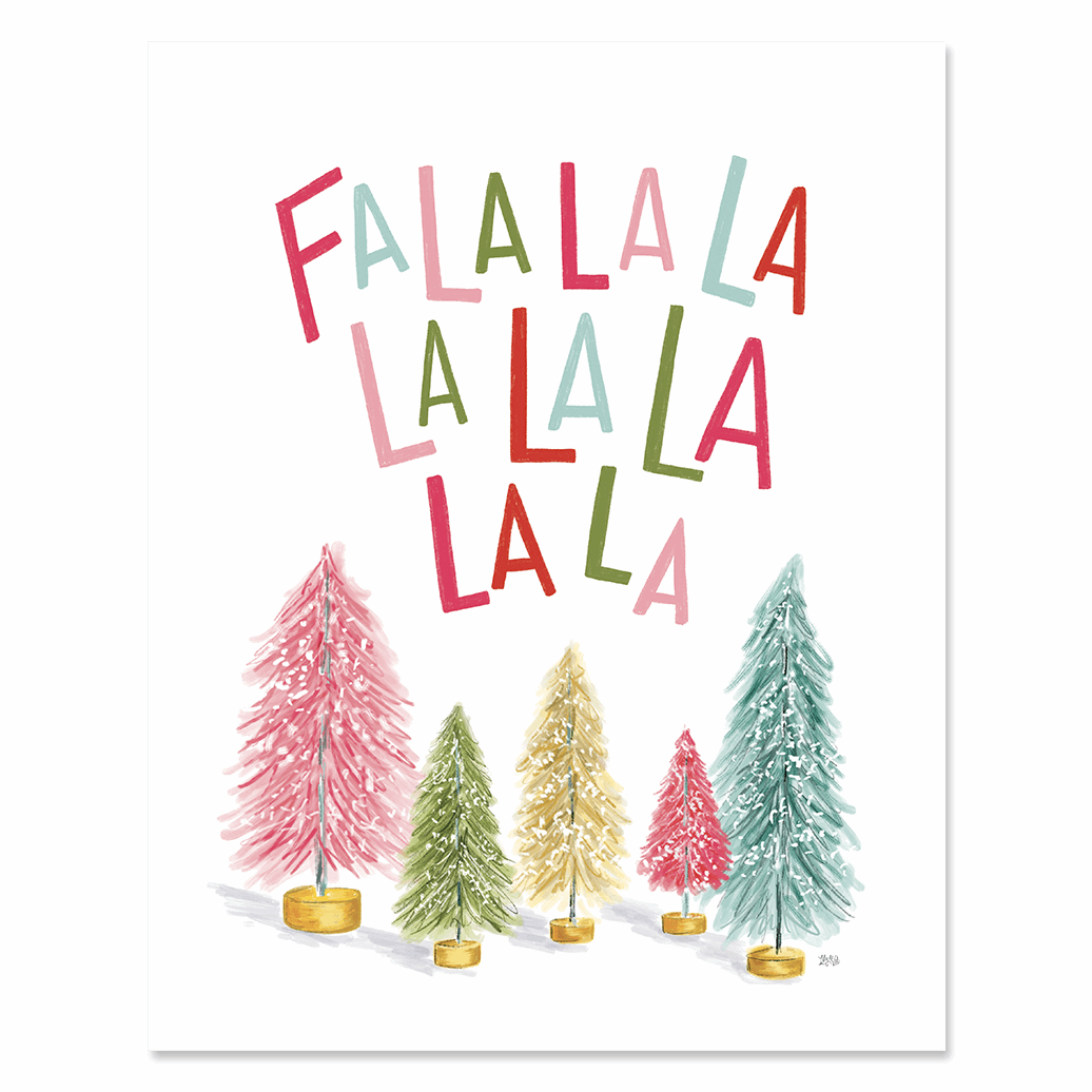 Fa La La - Print with frame