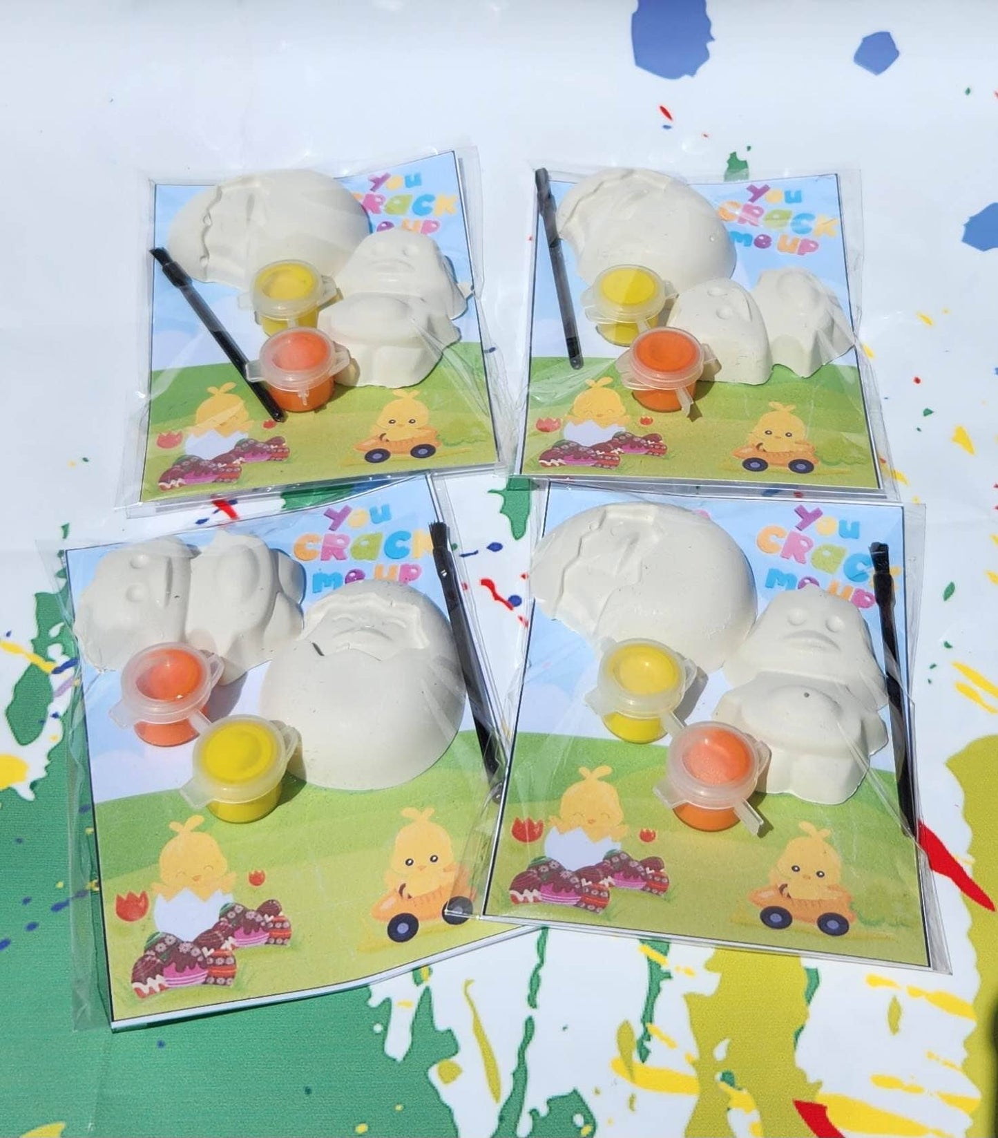 Easter Chick Paint Your Own Kit , Easter Basket set of 1