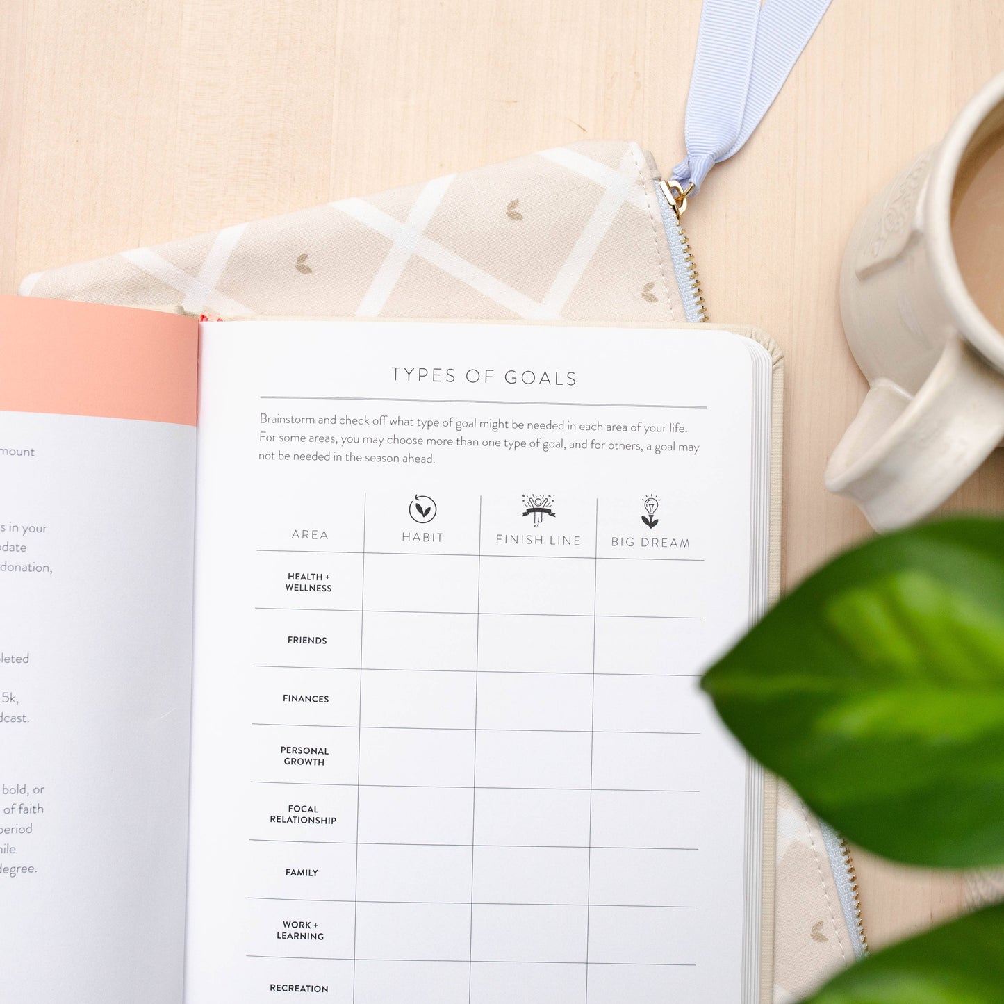 90-Day PowerSheets® Goal Planner | Natural Linen