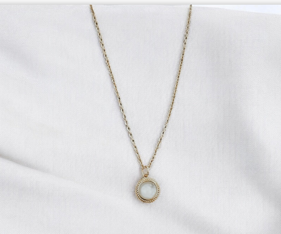 Circle Charm Necklace