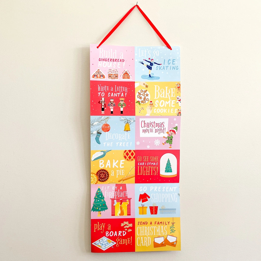 Christmas Countdown Hanging Activity Chart