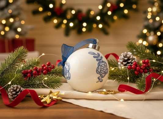 Handmade pottery ornament perfectly imperfect