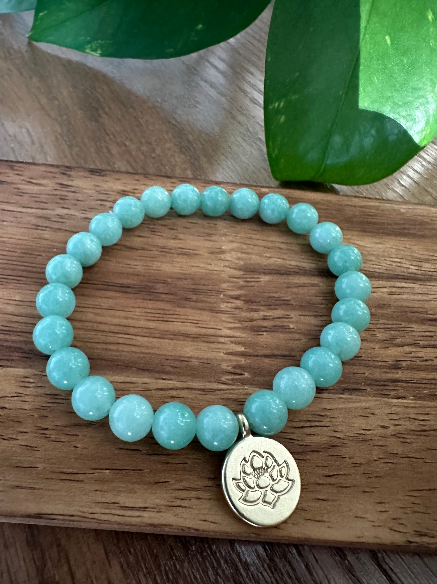 Teal Blue Agate bracelet