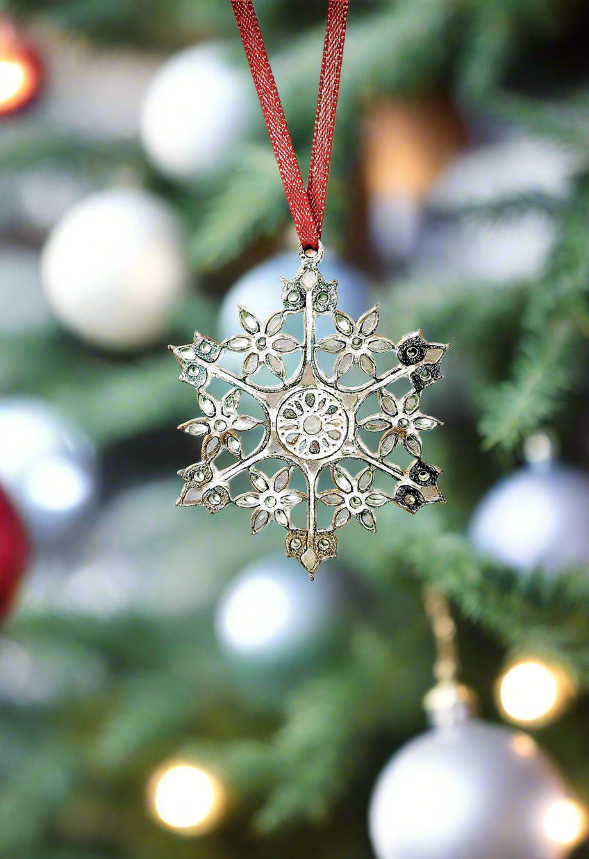 Handmade Snowflake Christmas Ornament