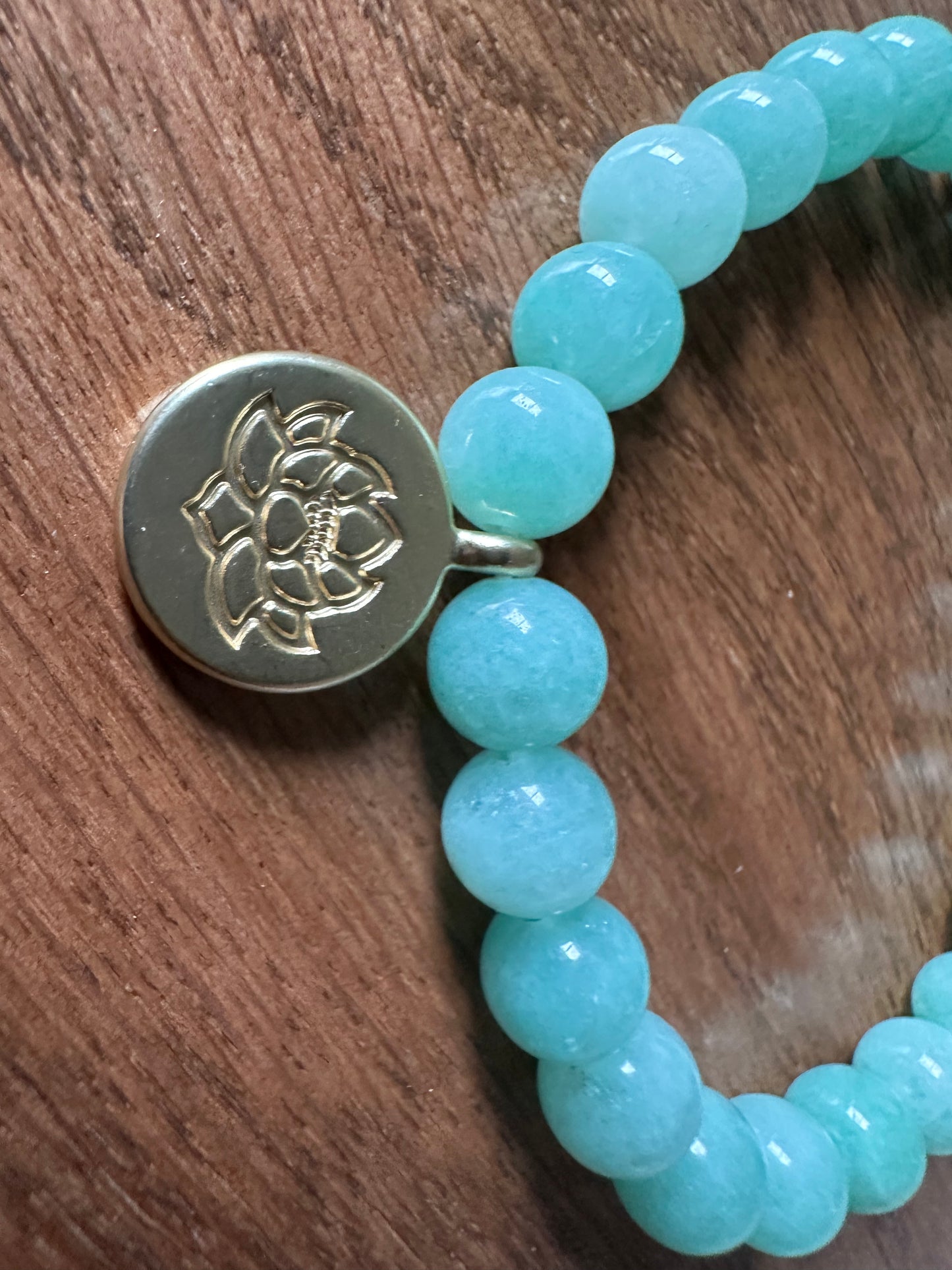 Teal Blue Agate bracelet