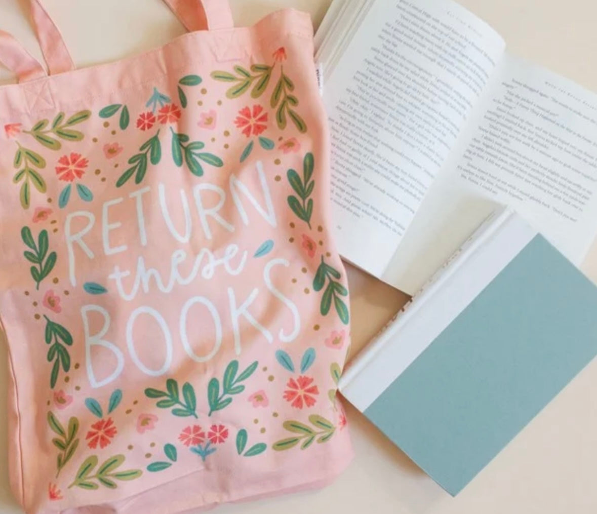 Return These Books Tote Bag