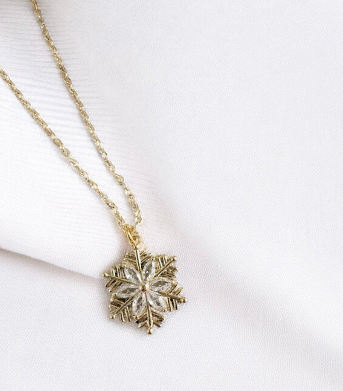 Snowflake necklace