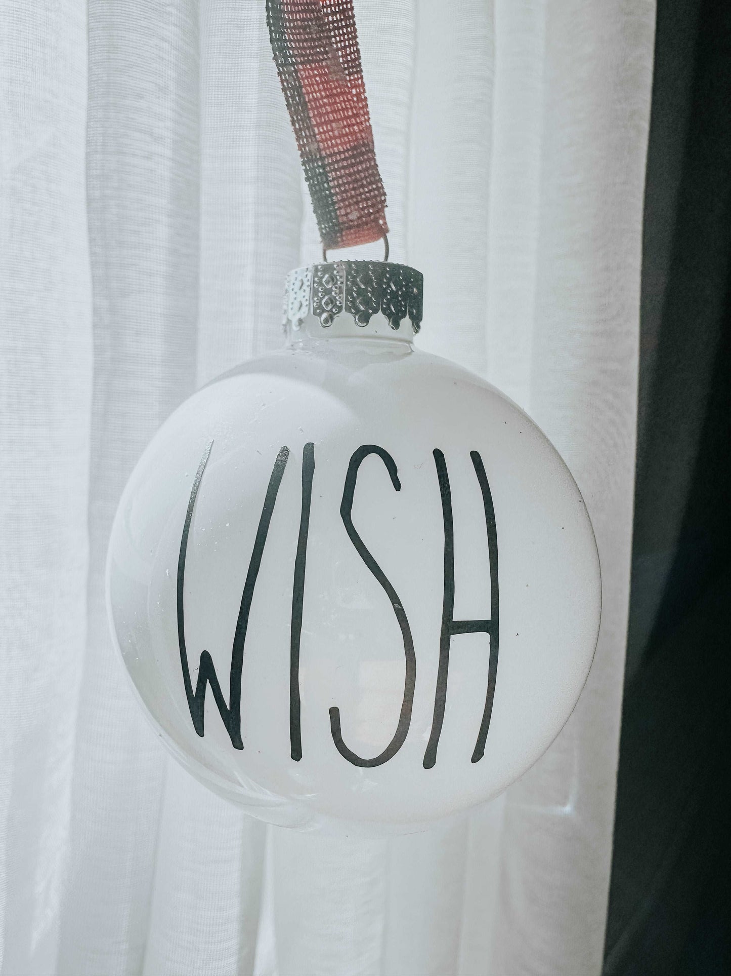 Farmhouse inspired Word Ornaments