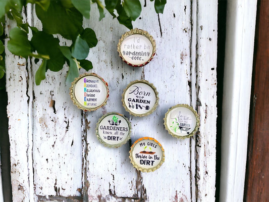 Garden magnet set - 6 pack