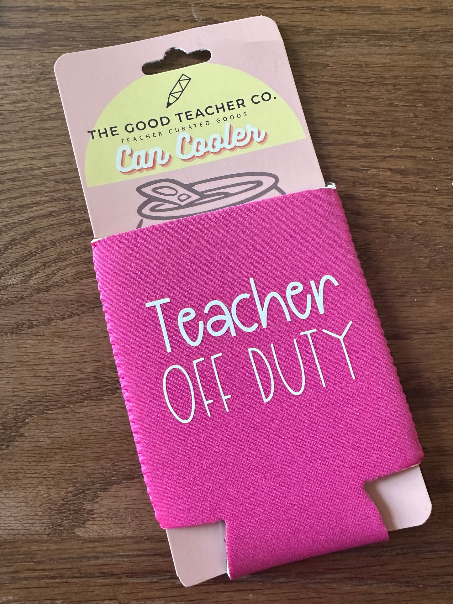 Teacher Off Duty Can Cooler