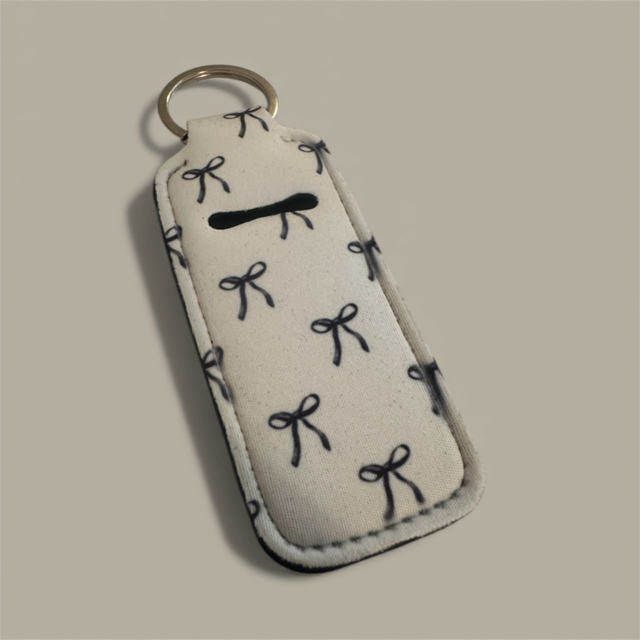 Chapstick Holder Keychain, Lip Balm & Stick Holder Keychain