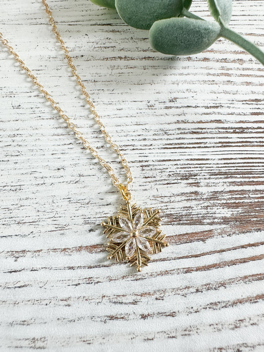 Snowflake necklace