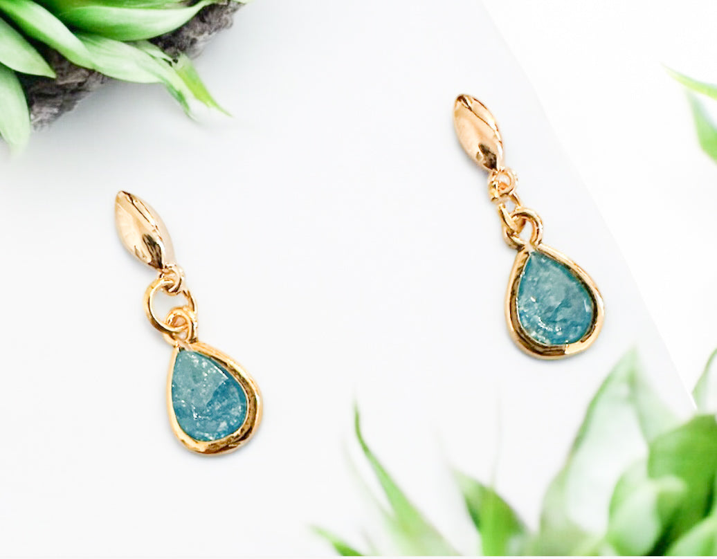 Sea breeze drop earrings