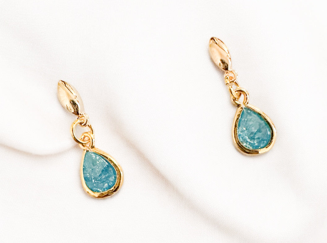 Sea breeze drop earrings