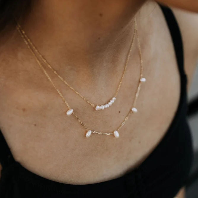 Oceanside Pearl Necklace