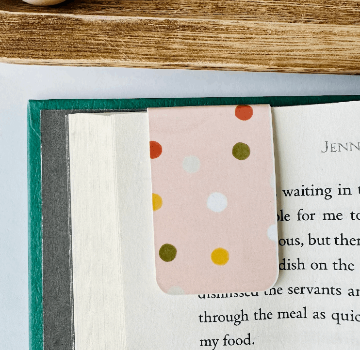 Floral and Dot Bookmark Set