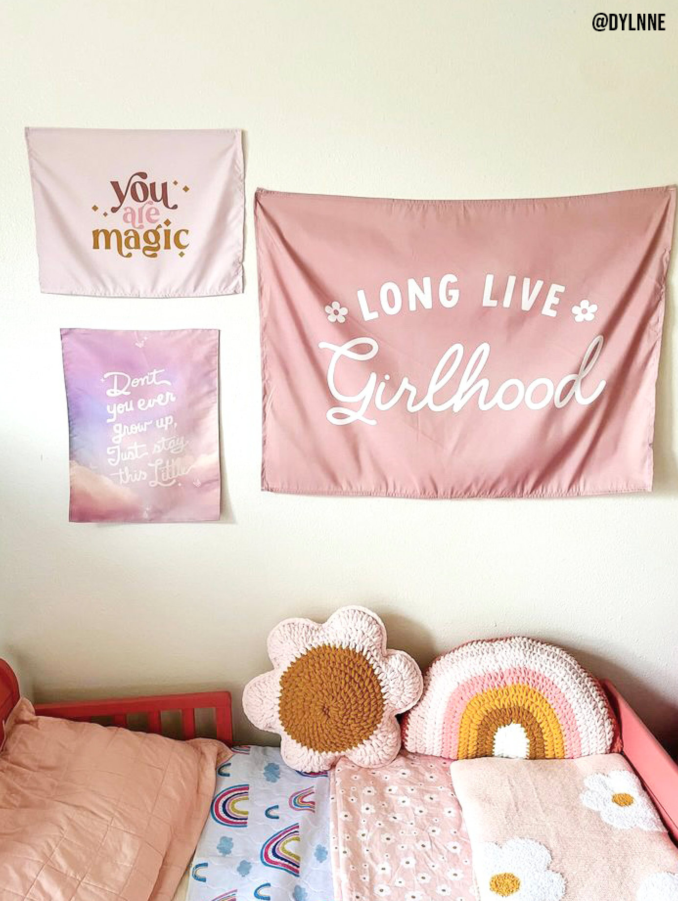 You Are Magic Banner - Girls Room Wall Hanging 36x26