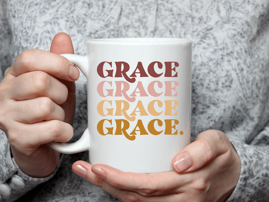 Coffee Mug - Grace 15 oz