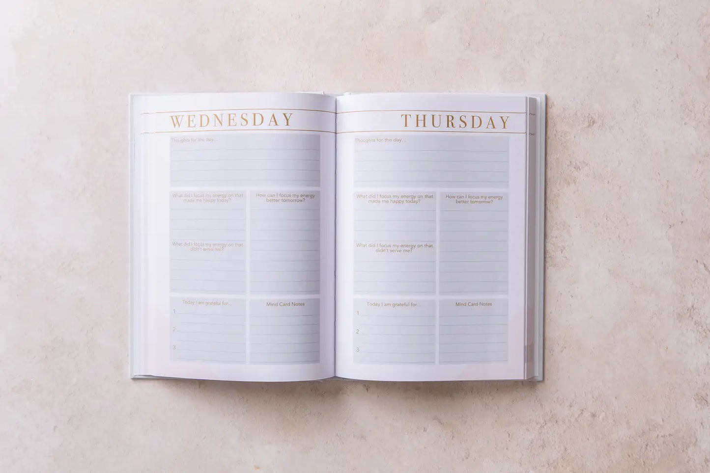 Mind Notes: Daily Wellbeing, Mindfulness & Gratitude Journal