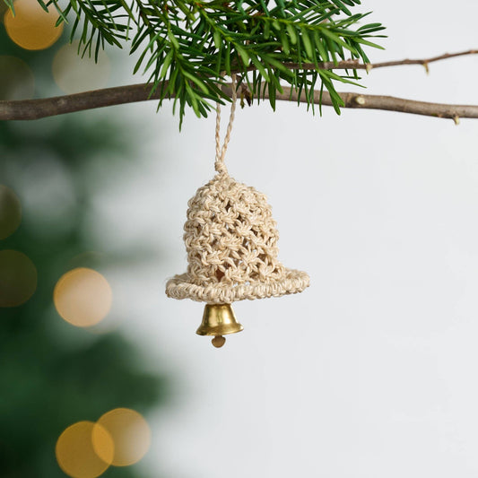 Macrame Bell Ornament