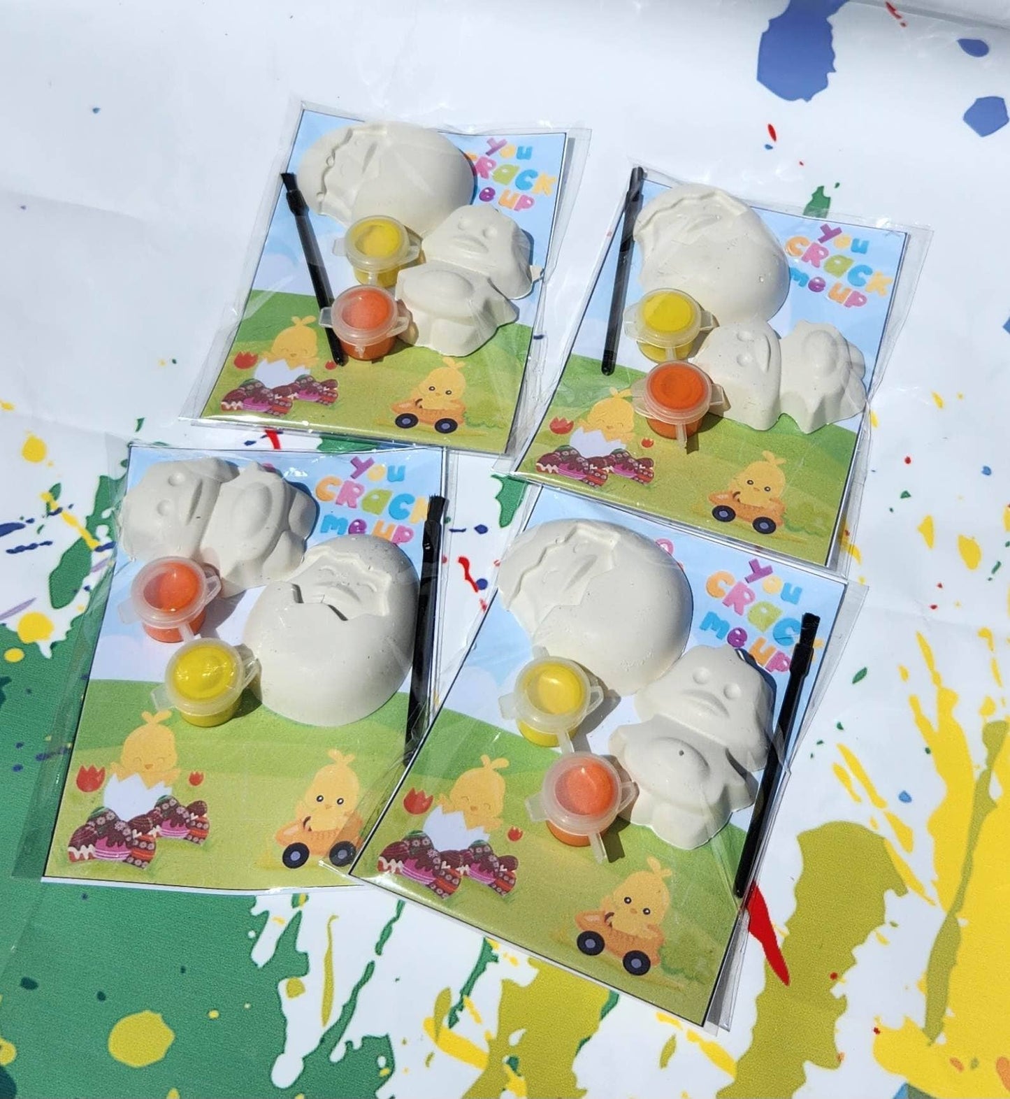 Easter Chick Paint Your Own Kit , Easter Basket set of 1