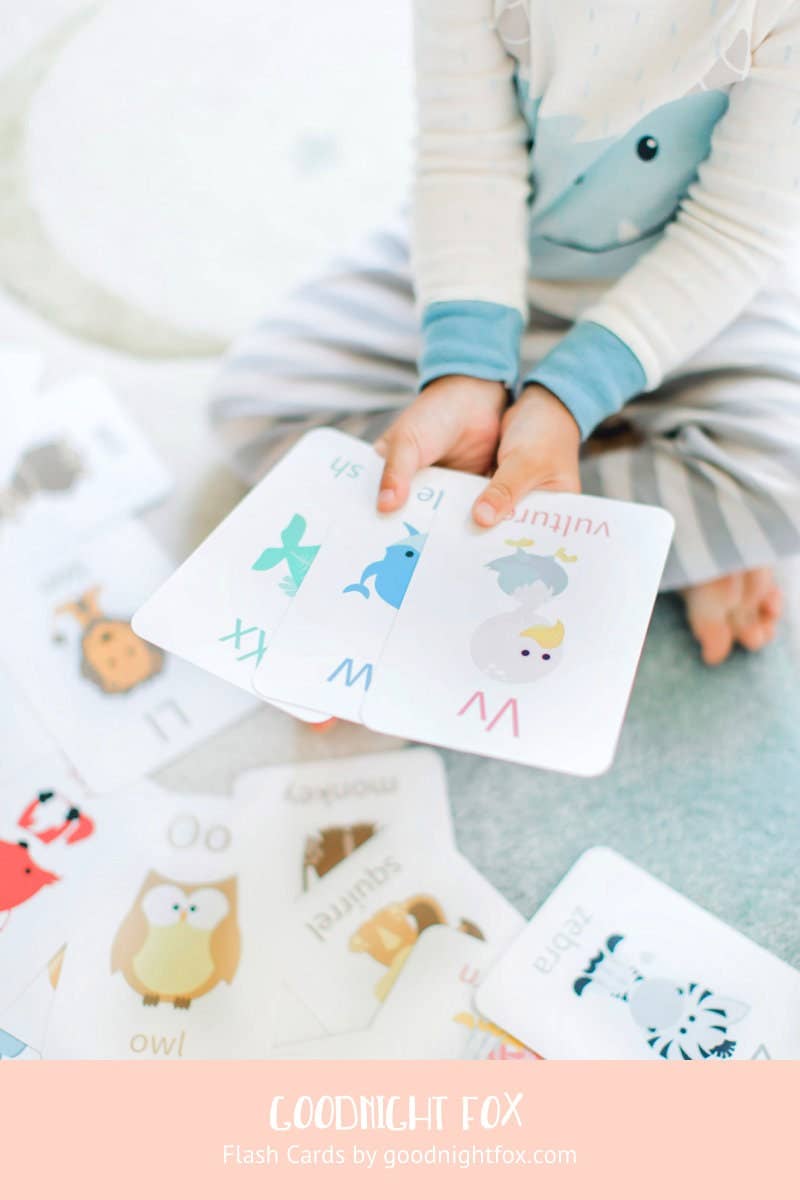 Toddler Mindfulness Flash Cards for Wellness Activities