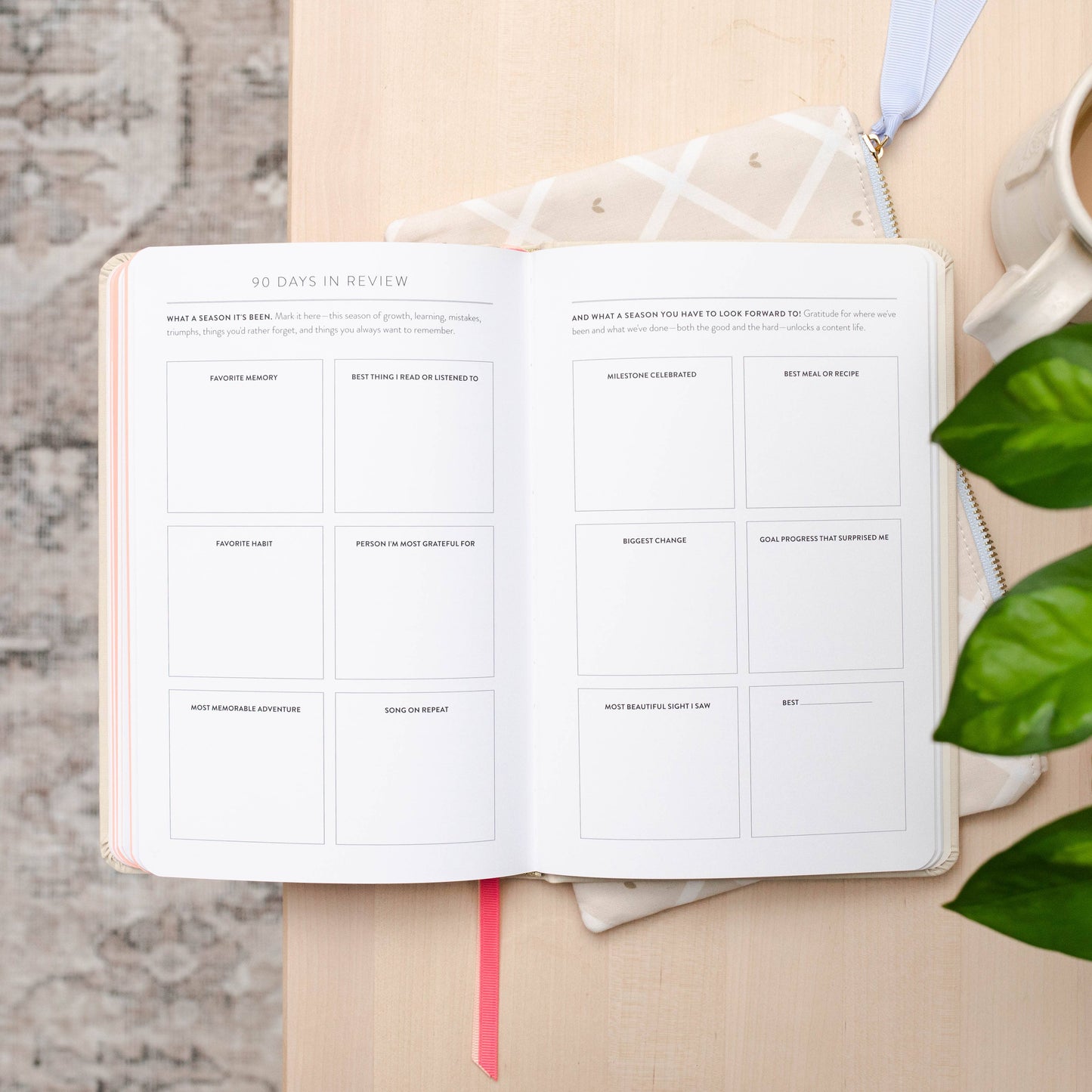 90-Day PowerSheets® Goal Planner | Natural Linen