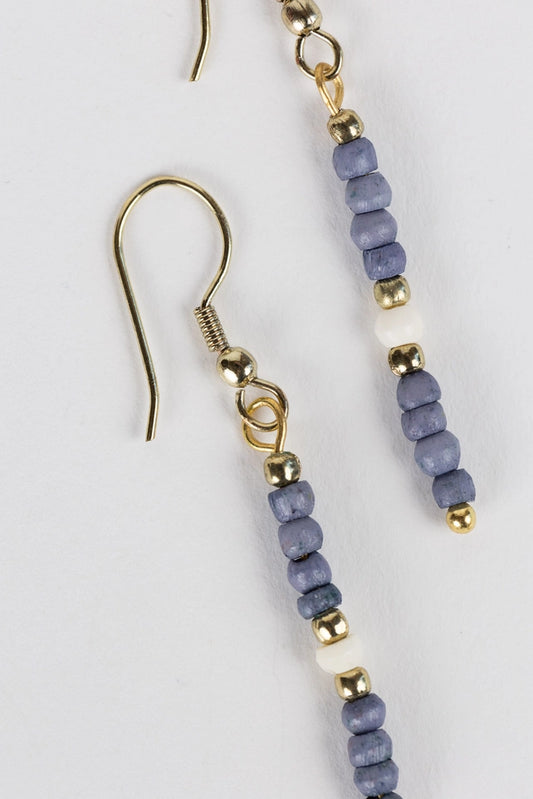 Pale Blue Dangle Earrings