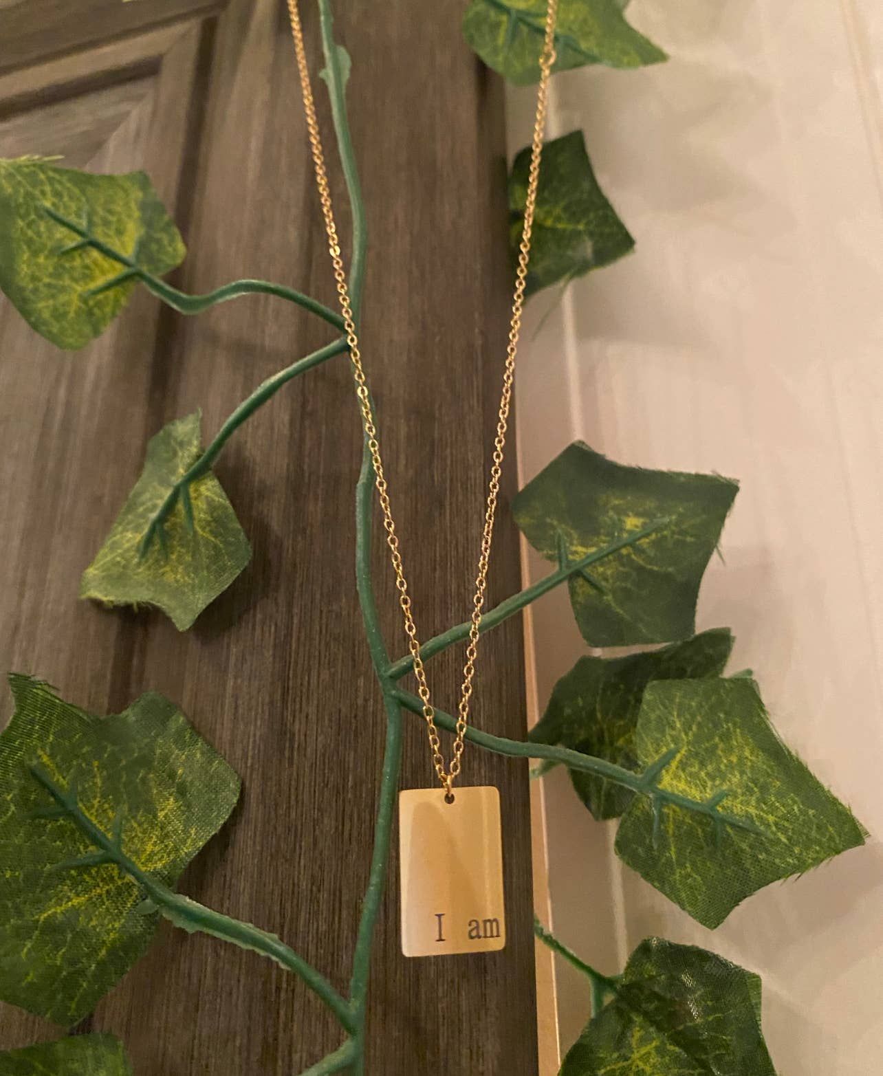 'I Am' Affirmation Minimalist Necklace