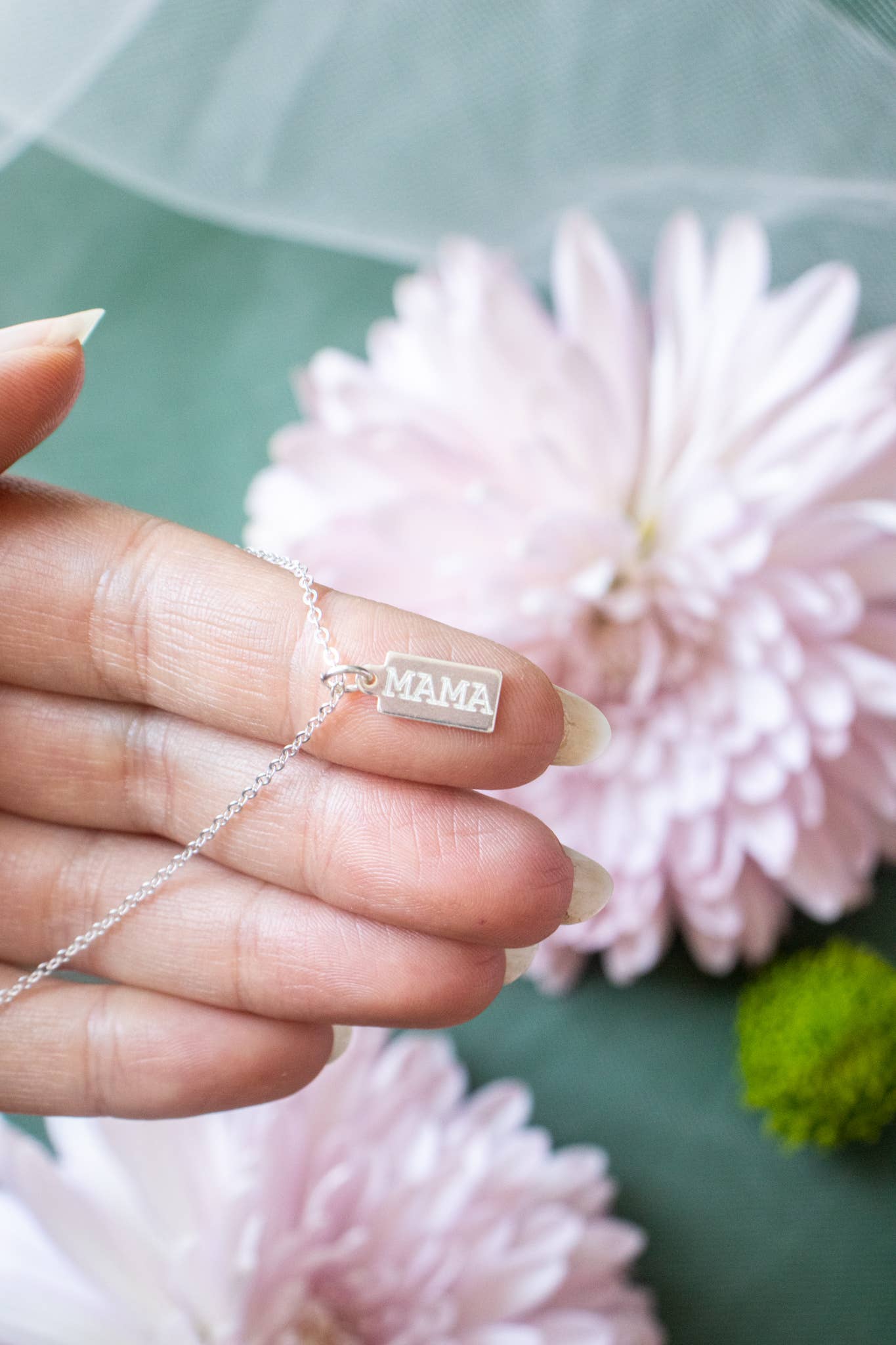 Mama Tag Necklace