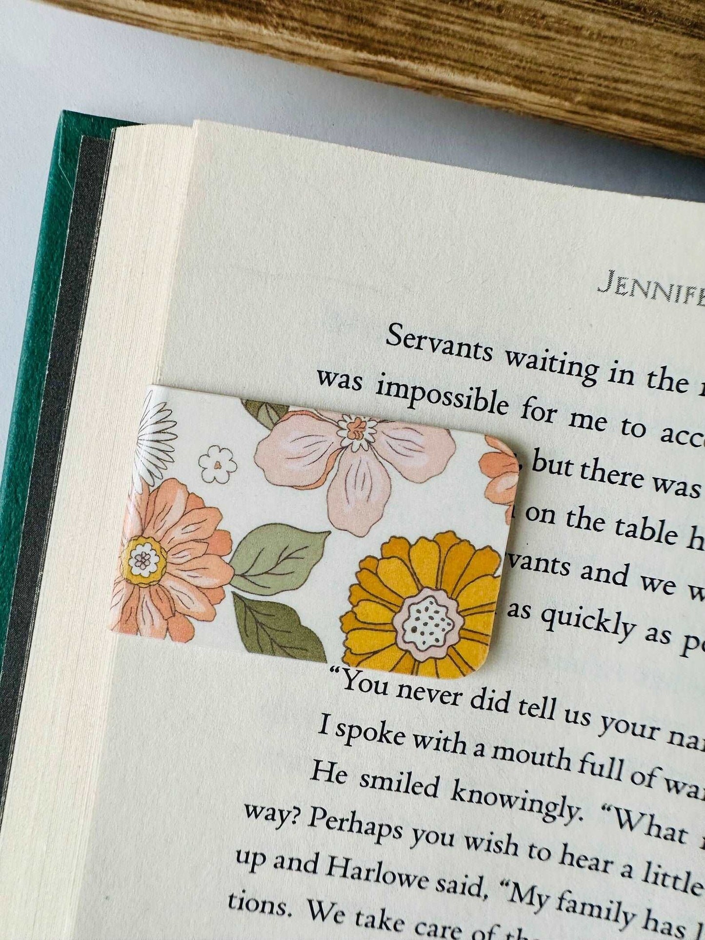 Floral and Dot Bookmark Set