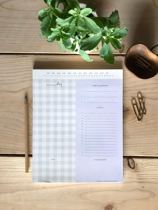 Well-Planned Day Planner Pad