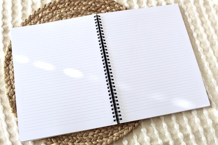 Spring Garden Spiral Lined Notebook 8.5x11in.