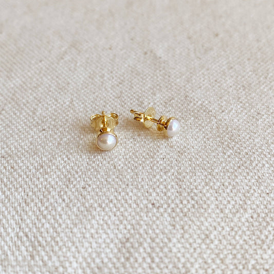 Pearl Stud Earrings