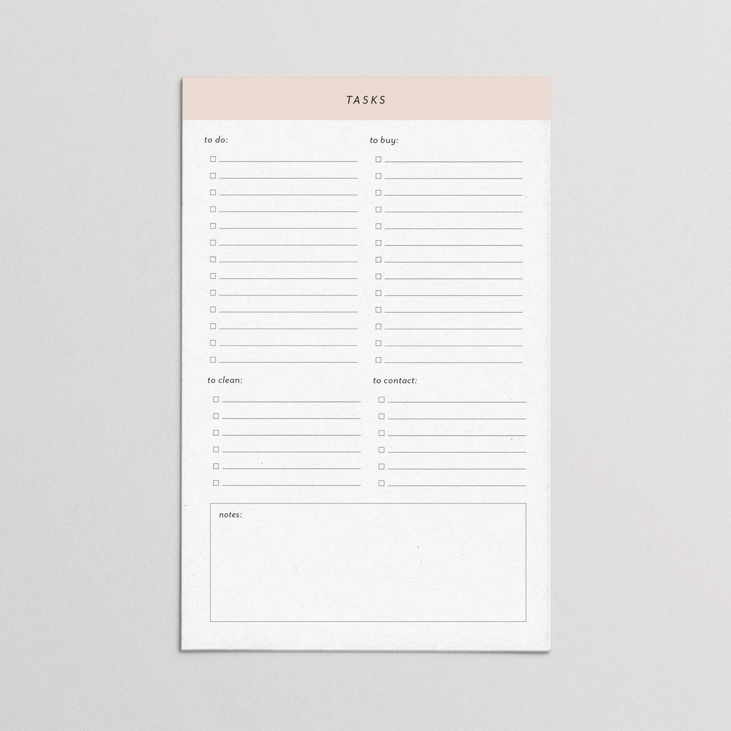 Tasks Notepad