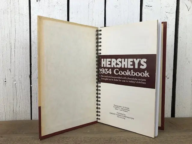 Book Journal Hershey's 1934 Cookbook