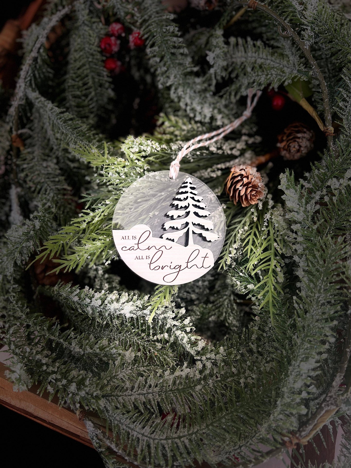 All is Calm Christmas Ornament