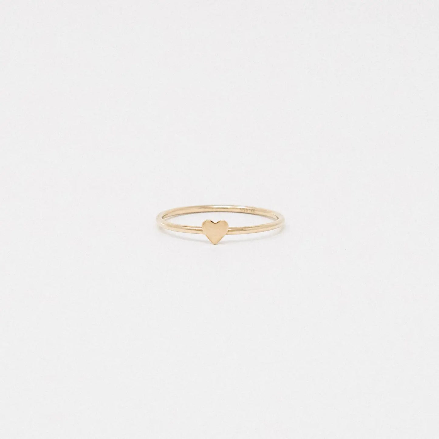 Autumn and June friendship Heart Ring