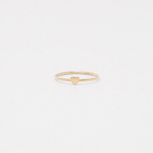 Autumn and June friendship Heart Ring