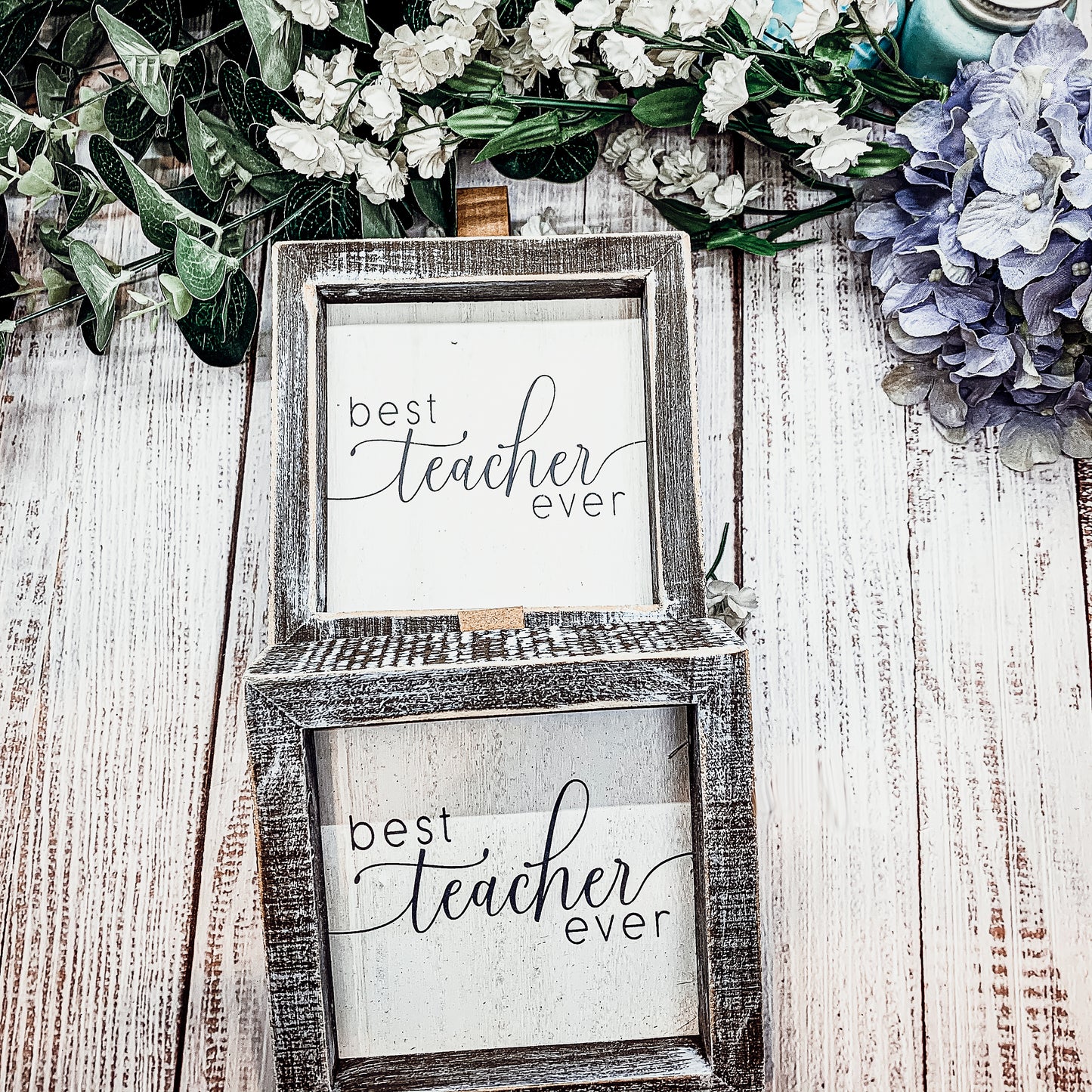 Best Teacher Sign Wooden 5"