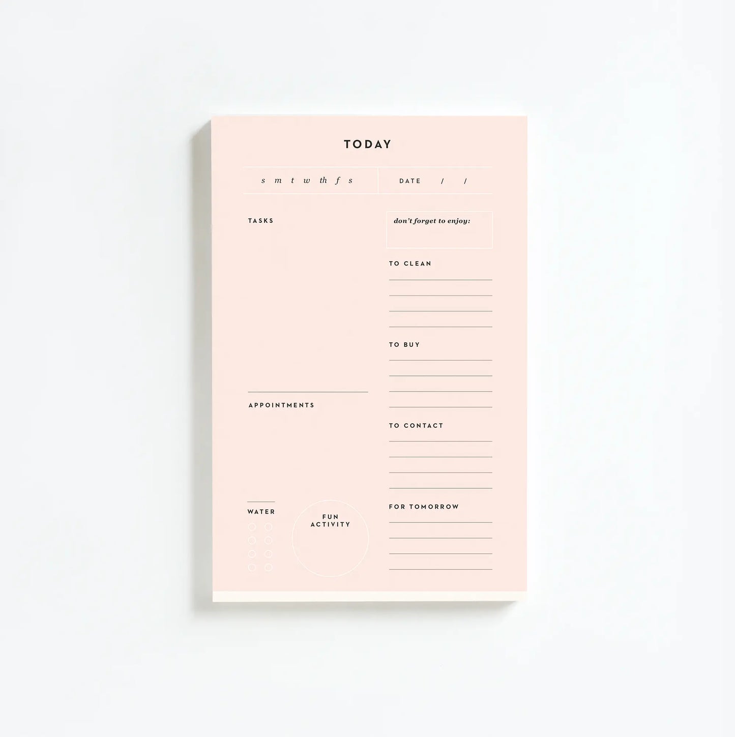 Daily Planner Notepad