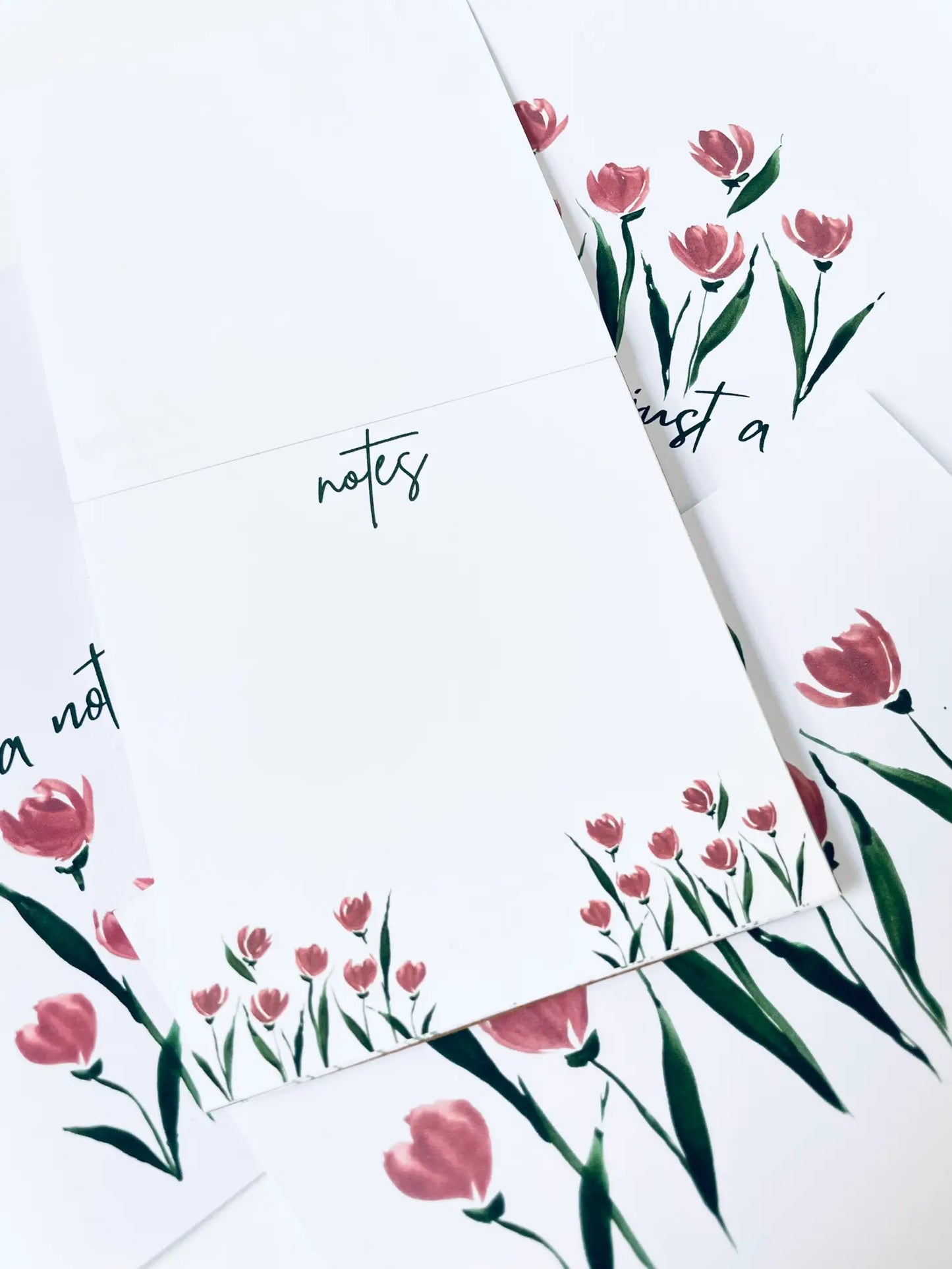 Simple Tulip Stationery Sets, Notepads and Card Box Set