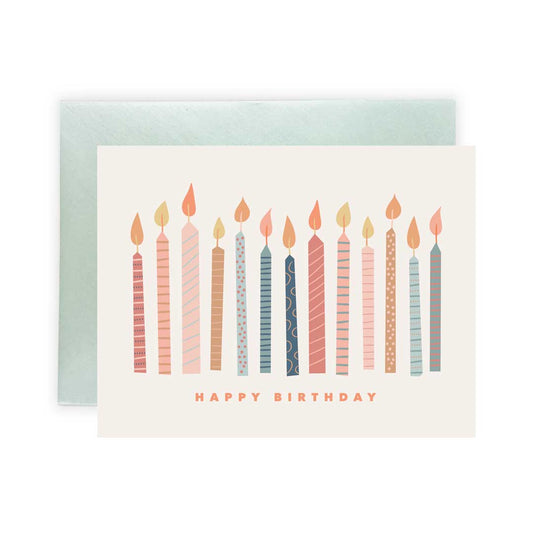 Birthday Candles Greeting Card