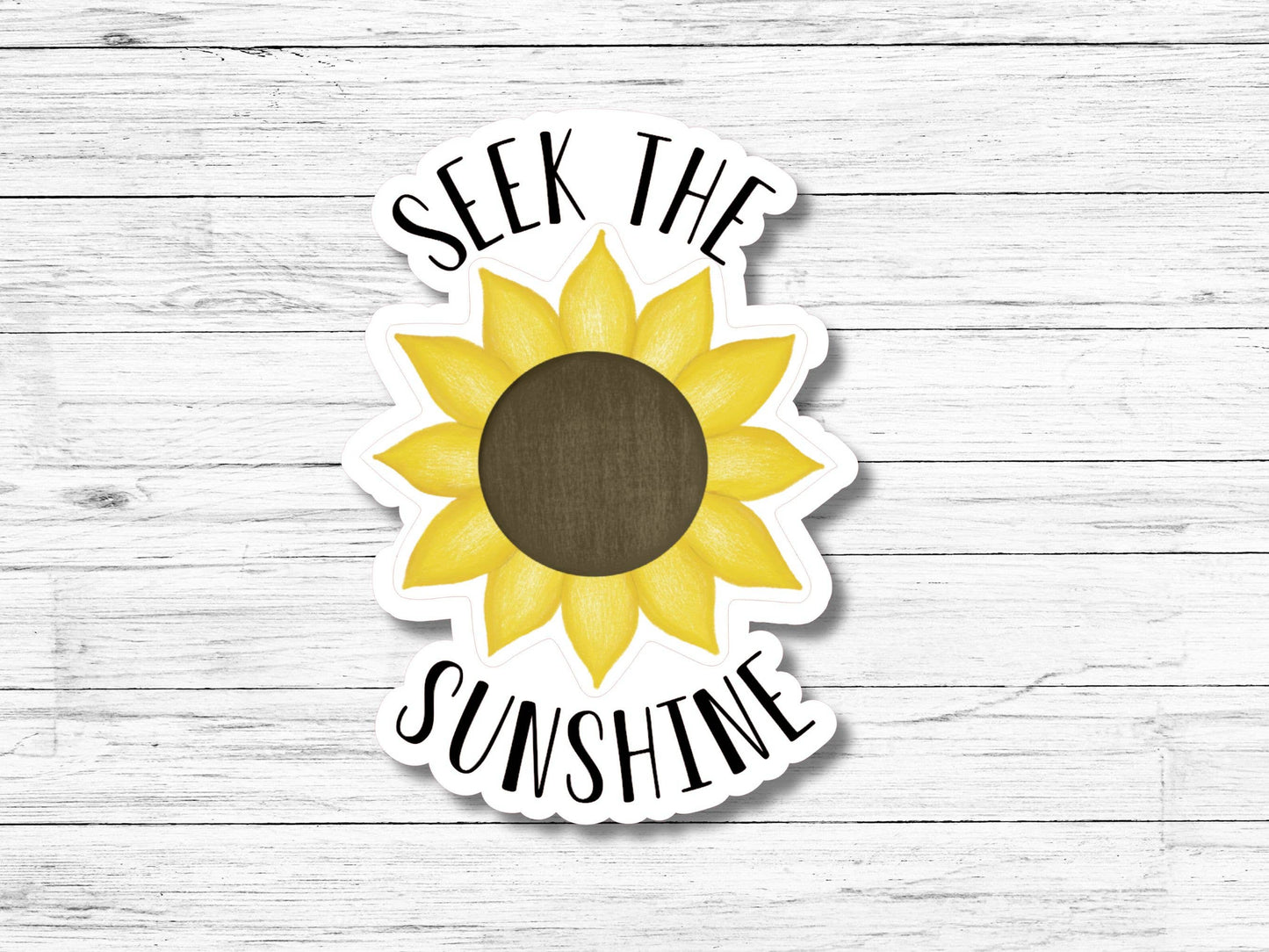 Seek The Sunshine Sticker