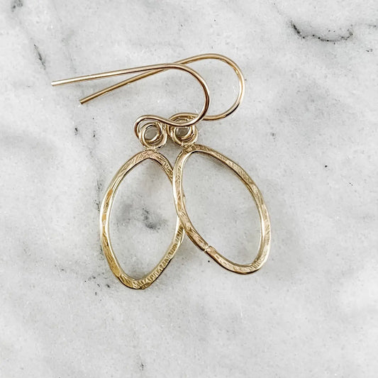 Leaf/Marquise Earrings